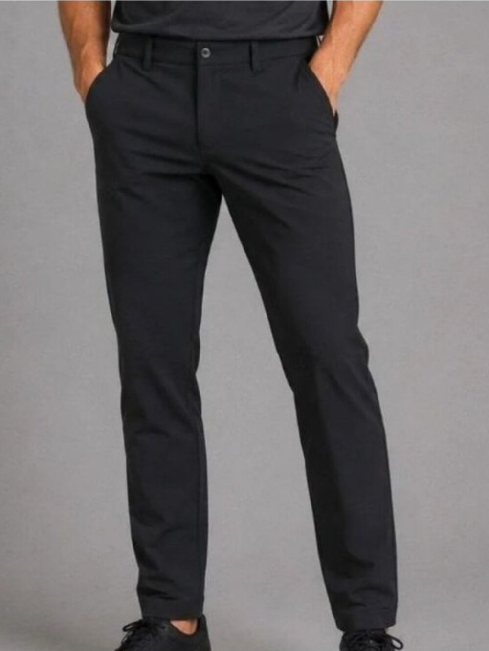 Lululemon Commission ABC Pants Men's 34 Grey Black E40416 Size 34 32" Inseam